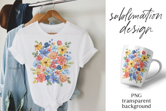 Download Sublimation Design, Garden Flowers, PNG - Garden Collection