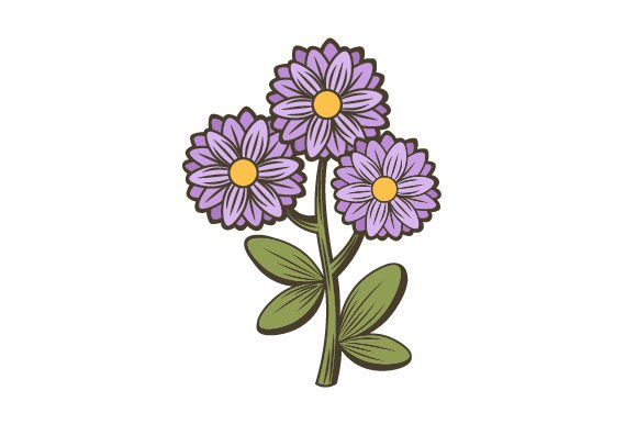 Download Retro Violet Flowers - Violet flower Collection