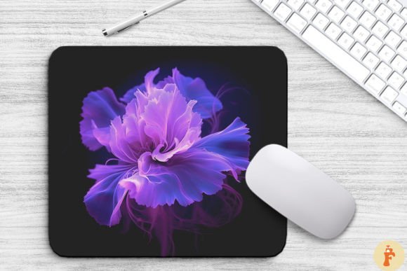 Download Mystic Violet Flowers Mouse Pad Design - Violet flower Collection
