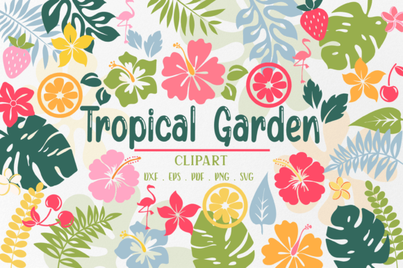 Download Tropical Island Garden Flowers &amp; Fruit - Garden Collection