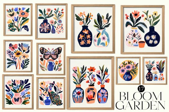 Download Bloom Garden Frame Clipart - Garden Collection