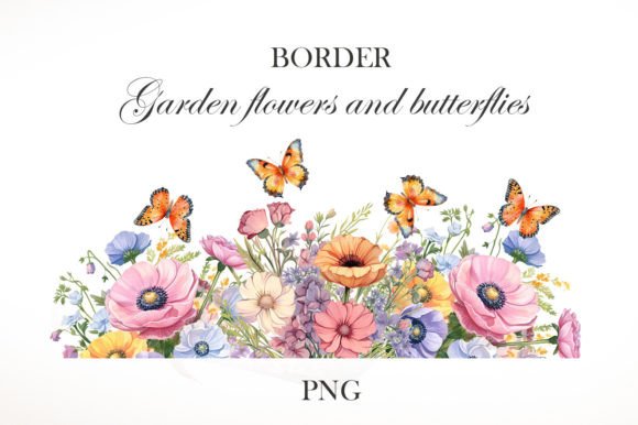 Download Garden Flowers Border - Garden Collection