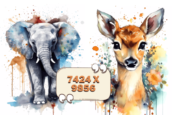 Download 23 Watercolor Animals Clipart Bundle HQ - Premium Resources