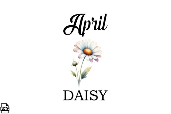 Download Birth Month April Daisy Flower Clipart - Daisy flower Collection