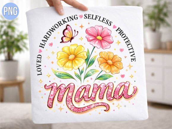 Download Mama Butterfly Garden Flowers PNG Shirt - Garden Collection
