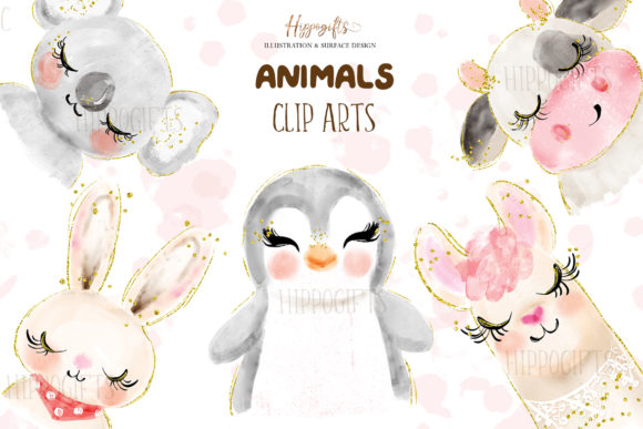 Download Watercolor Animals Illustration - Premium Bundle