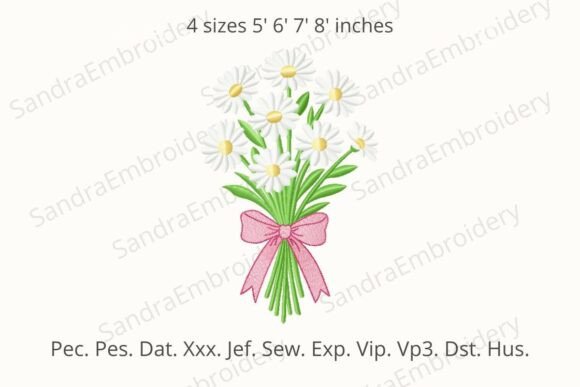 Download Daisy Flower Embroidery - Daisy flower Collection