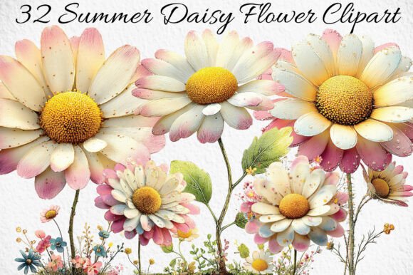 Download Summer Daisy Flower Clipart - Premium Resources