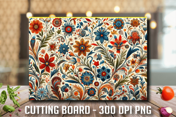 Download Spring Bloom Garden Art Cutting Board - Garden Collection